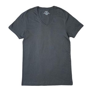 DKNY T-shirt Mens V neck grey small NWT